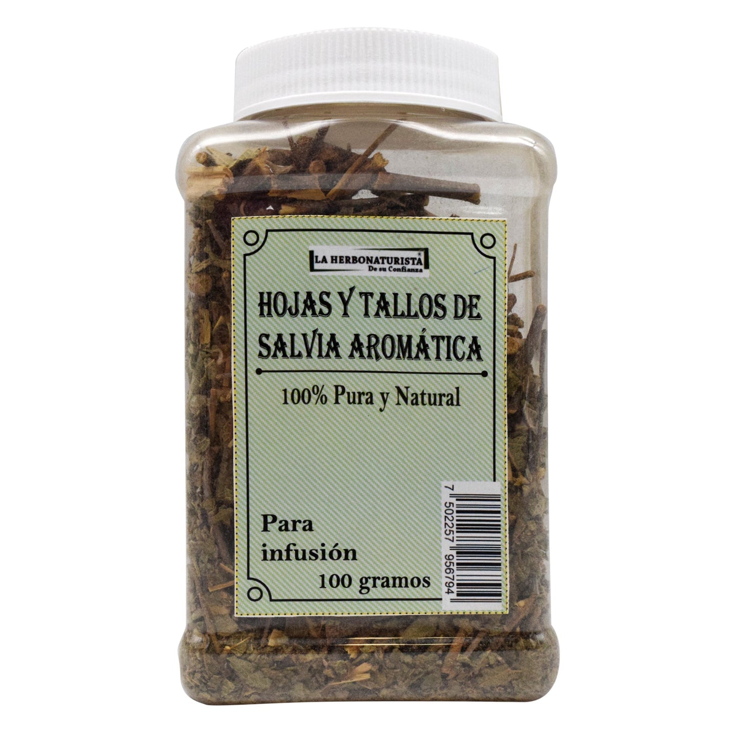 Salvia Aromatica Hojas Y Tallos 100 G (LA HERBONATURISTA)