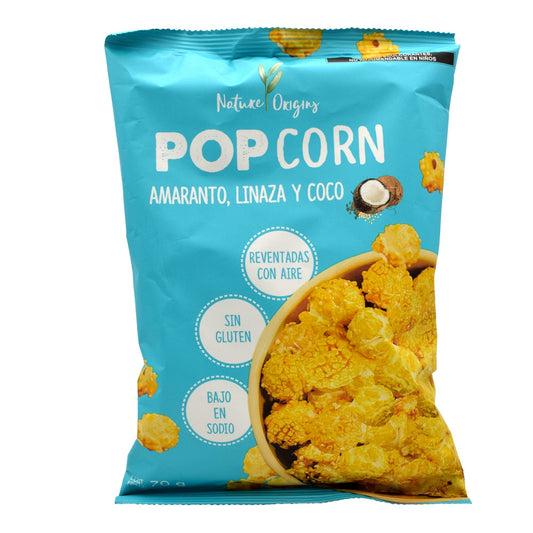 Palomitas Coco Y Linaza 70 G (NATURE ORIGINS)