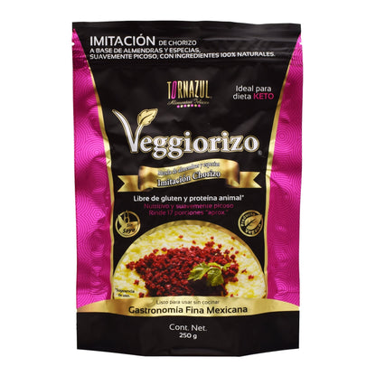 Chorizo Keto 250 G (VEGGIORIZO)