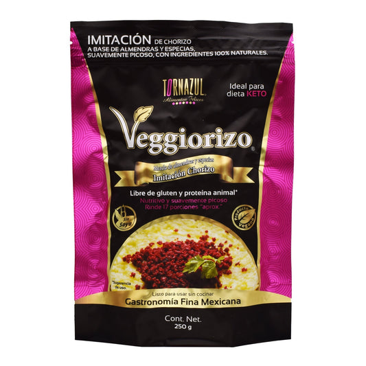 Chorizo Keto 250 G (VEGGIORIZO)