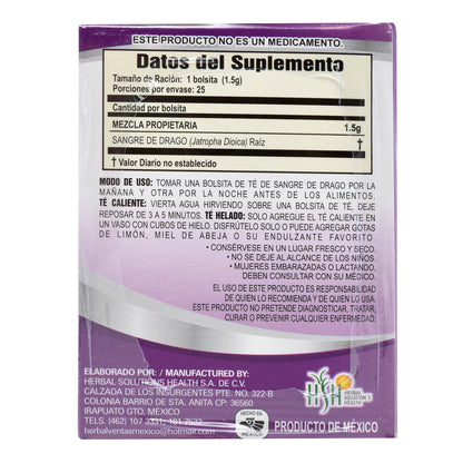 Te De Sangre De Drago 25 Sob (NATURAL VITALITY)