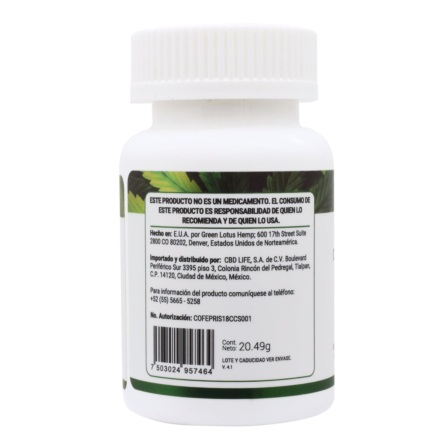 Cbd Natural 30 Cápsulas (CBD LIFE)