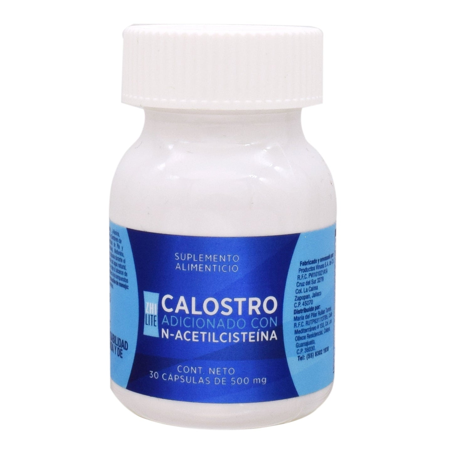 Calostro con N-Acetilcisteína 30 Cápsulas – Refuerzo inmunológico y protección celular