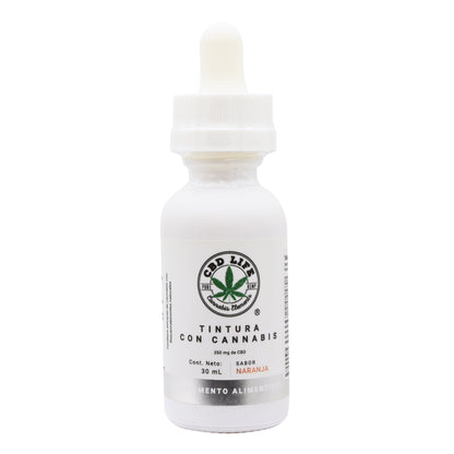Tintura Cannabis 250 Miligramos Sab Naranja 30 Mililitros (CBD LIFE)
