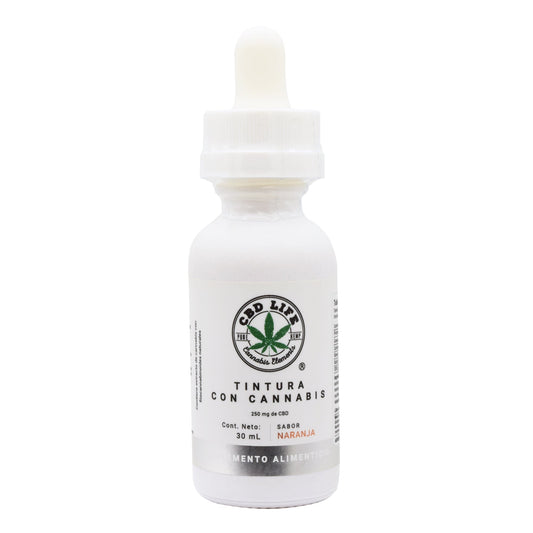 Tintura Cannabis 250 Miligramos Sab Naranja 30 Mililitros (CBD LIFE)