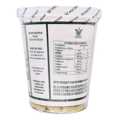 Nopal 150 Cápsulas (TECNONATURA)