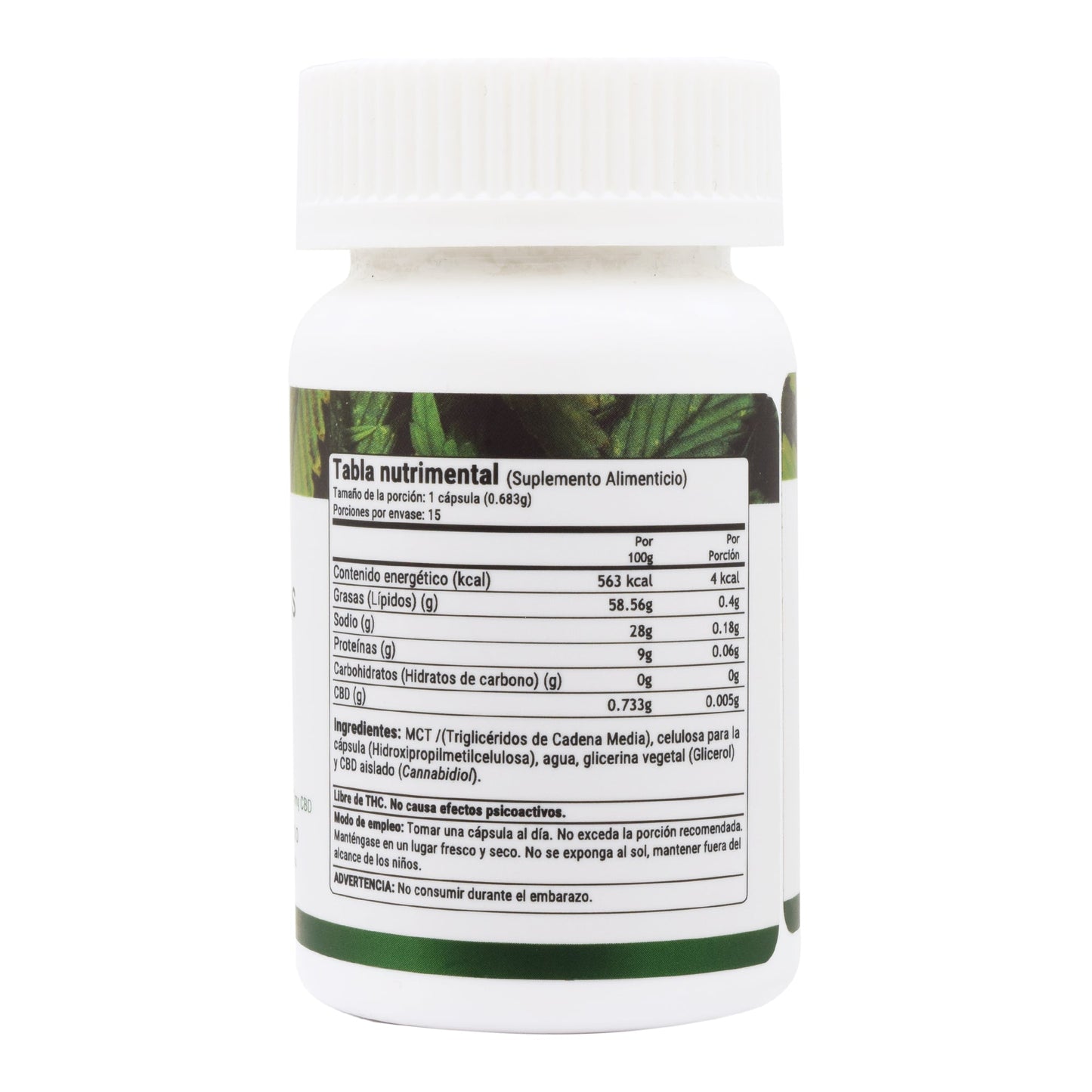 Cbd Natural 15 Cápsulas (CBD LIFE)