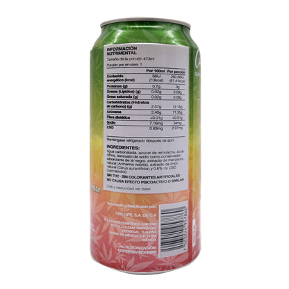 Te Negro Con Cbd 473 Mililitros (Paquete 6) (CALIFORNIA)