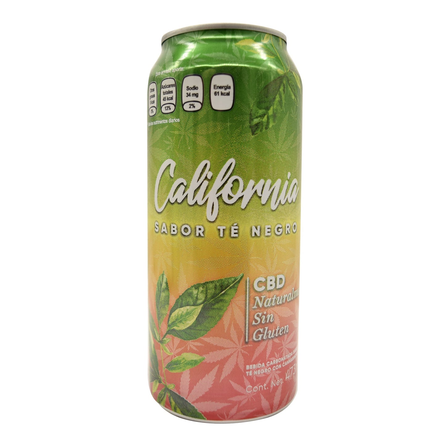 Te Negro Con Cbd 473 Mililitros (Paquete 6) (CALIFORNIA)