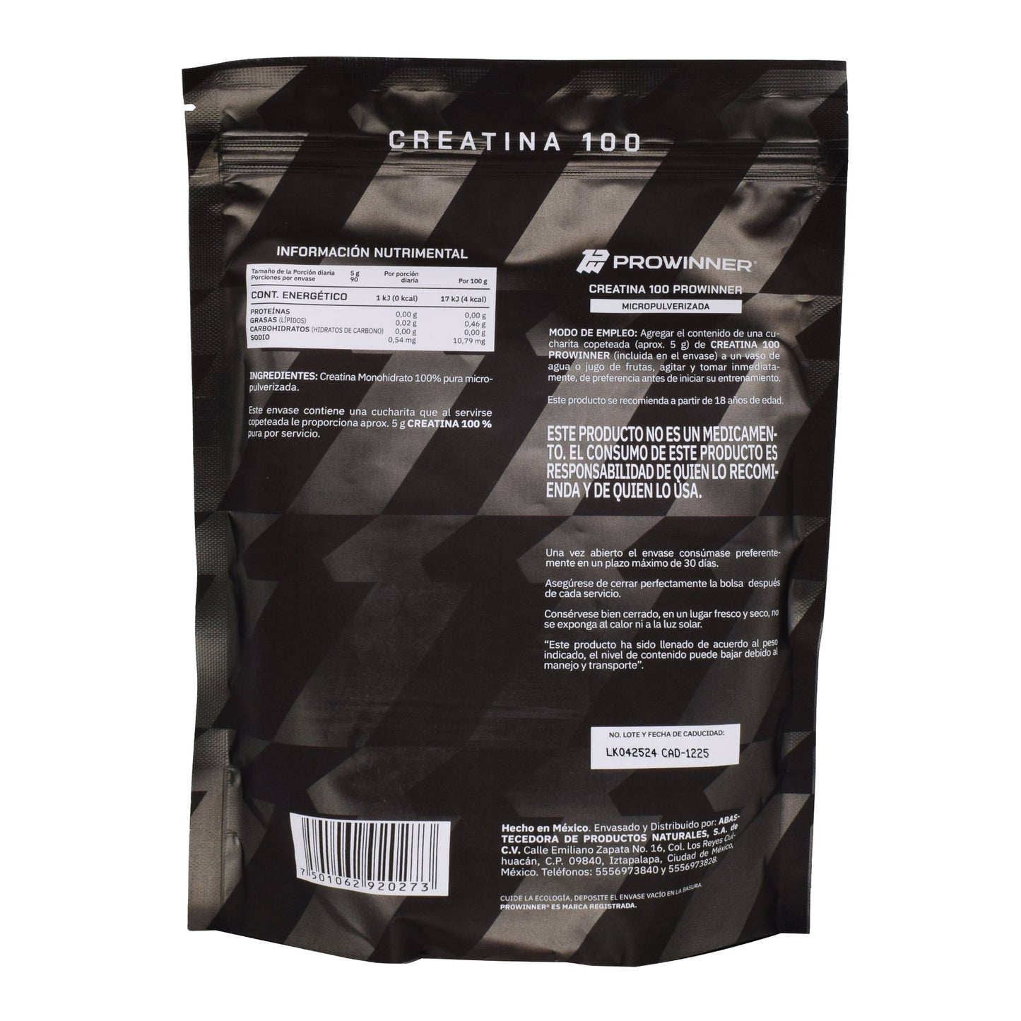 Creatina 100 450G (PROWINNER)