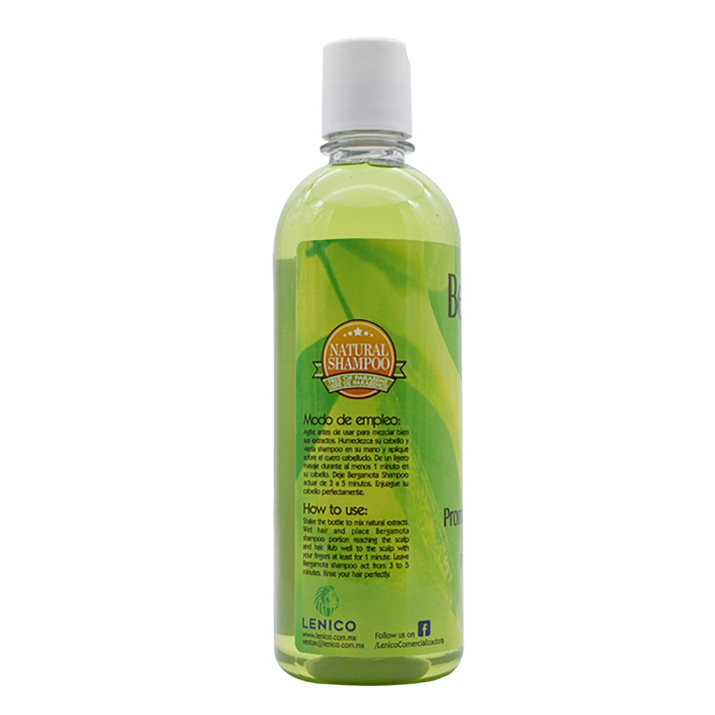 Shampoo Bergamota 500 Mililitros (BATAMOT)