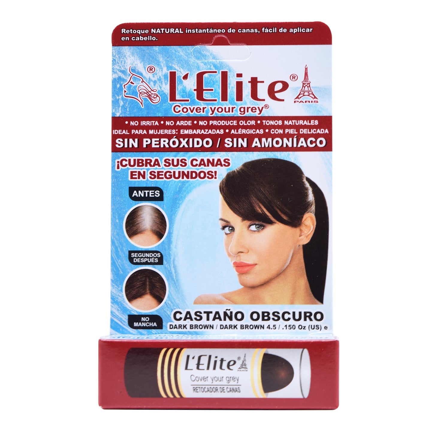 Retocador De Canas Dama 15 Oz Castaí±o Obscuro (LELITE)