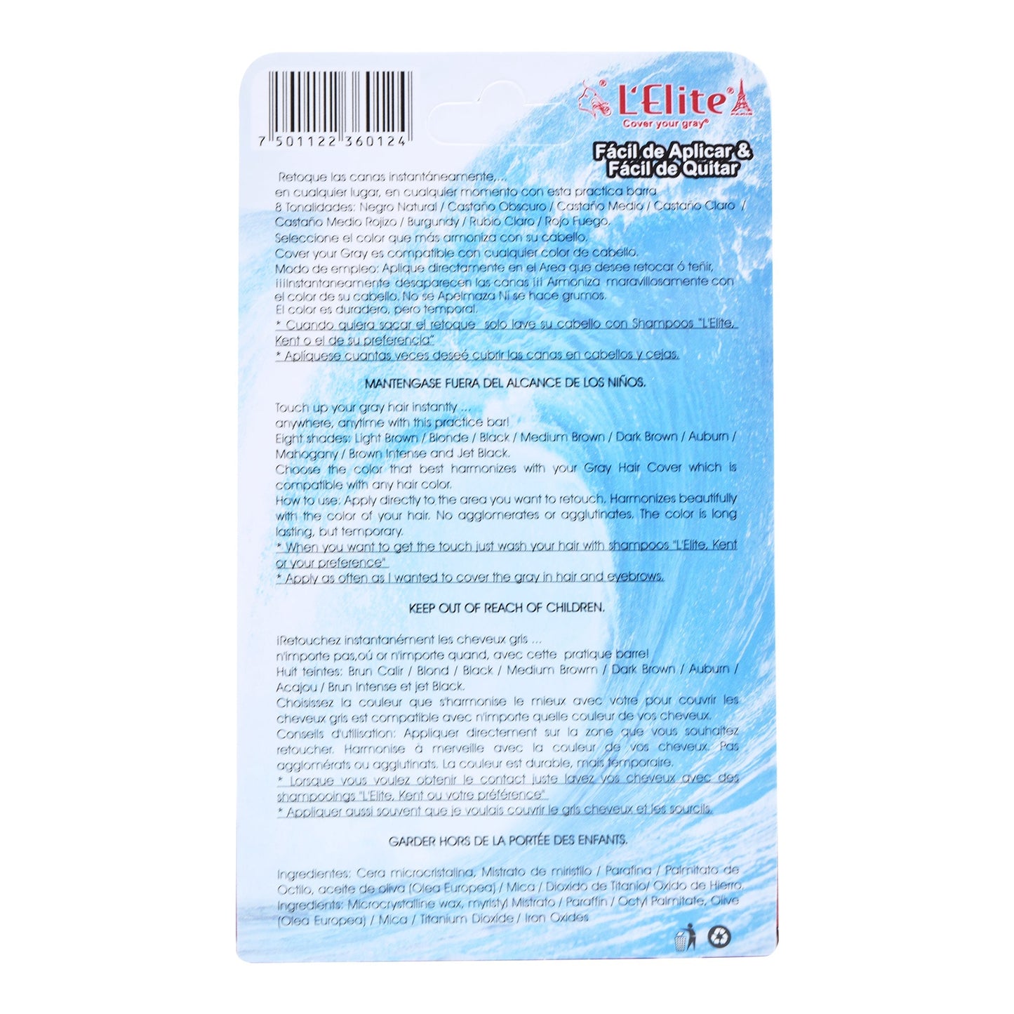 Retocador De Canas Dama 15 Oz Castaí±o Medio (LELITE)