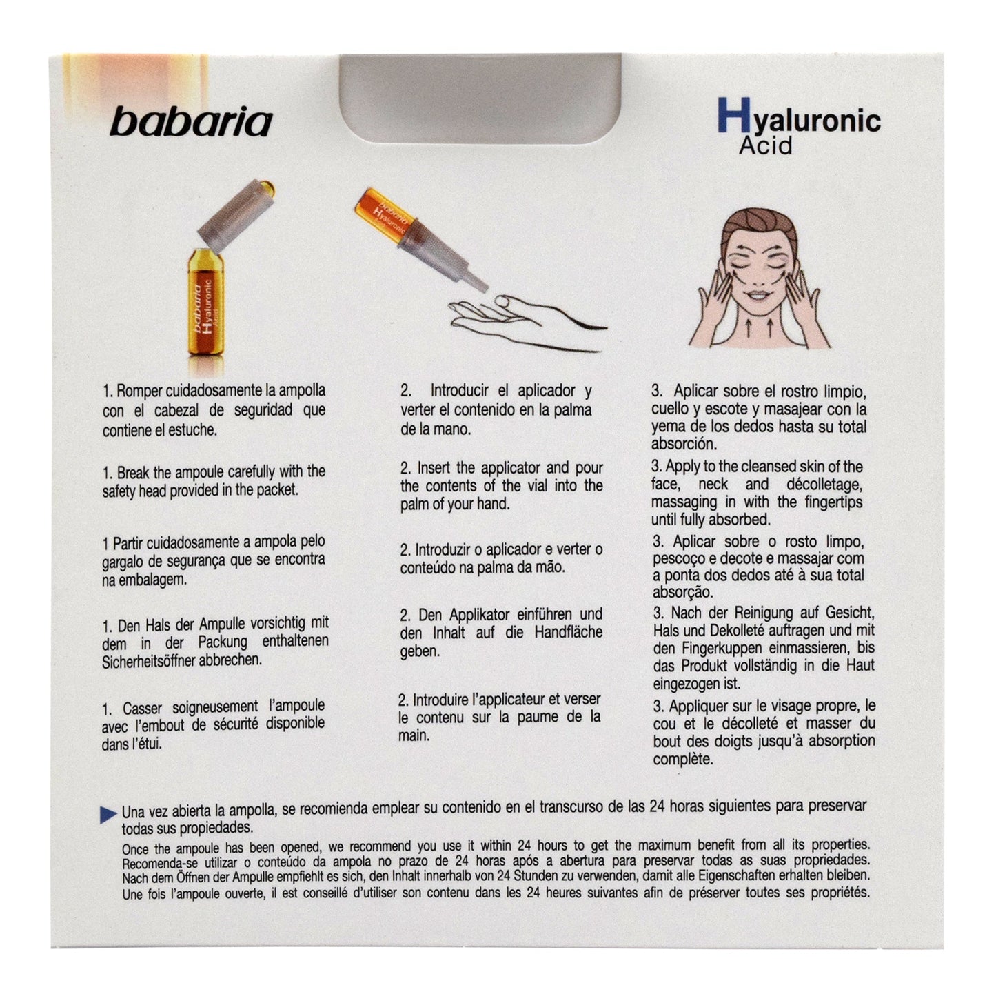Acido Hialuronico En Ampolleta 5 Pzas (BABARIA)