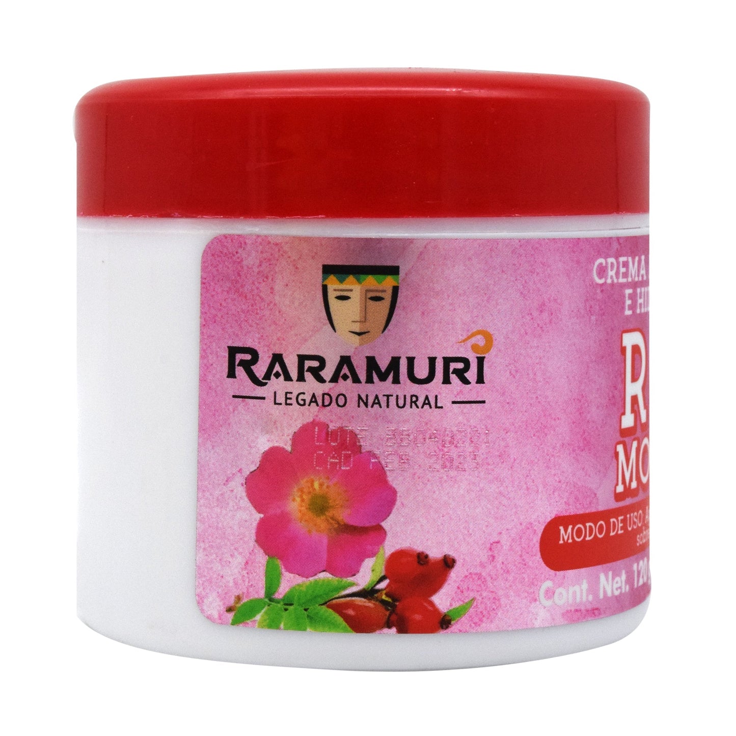 Crema Facial Antiedad Rosa Mosqueta 120 G (RARAMURI)