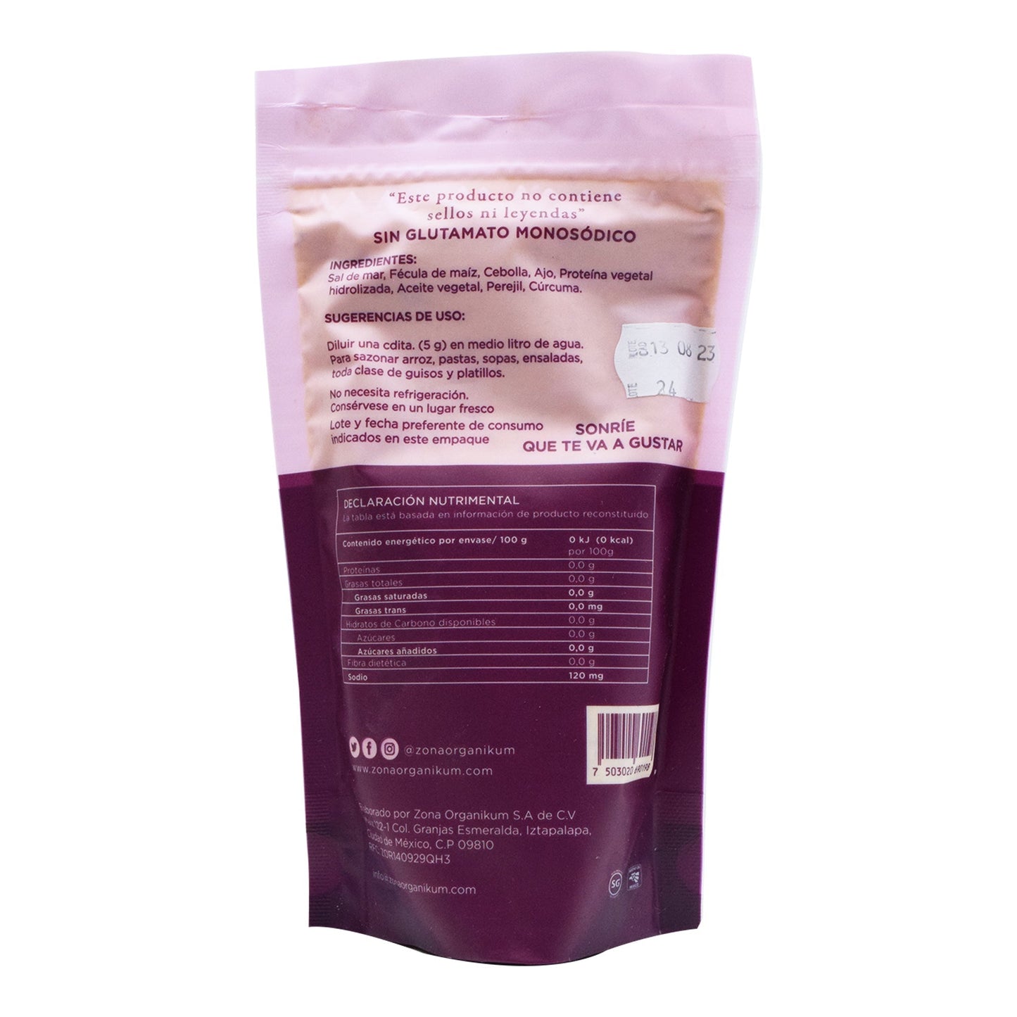 Consome Verdura Natural 250 G (ZONA ORGANIKUM)