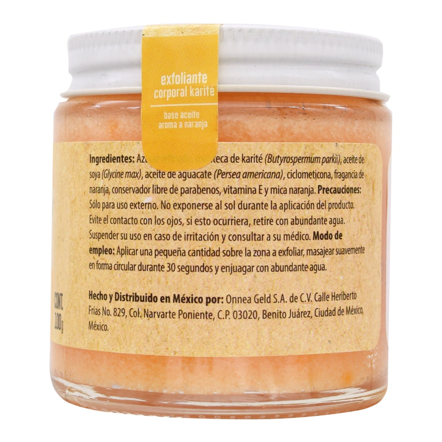 Exfoliante Corporal Karite Naranja 100 G (BAM BOO! LIFESTYLE)