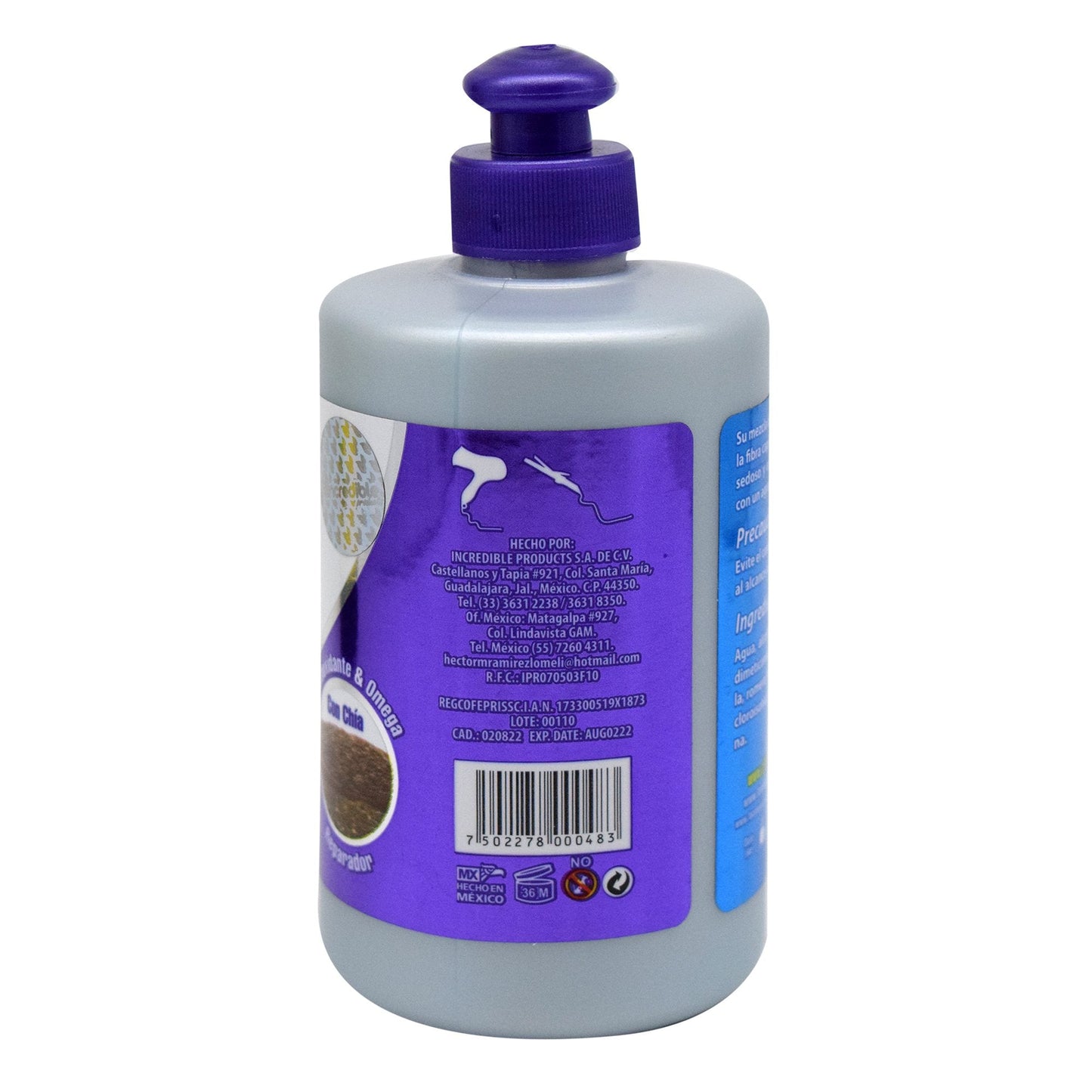Crema Para Peinar Biotina 250 Mililitros (INCREDIBLE PRODUCTS)