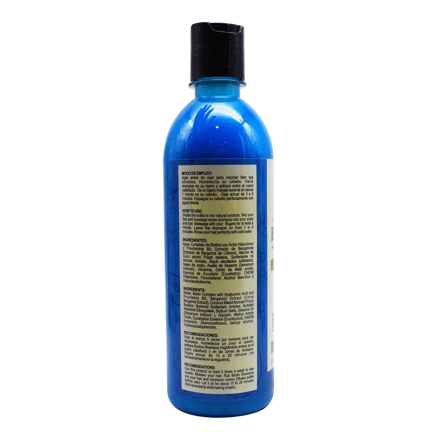 Shampoo De Biotina Y Acido Hialuronico 500 Mililitros (BATAMOT)