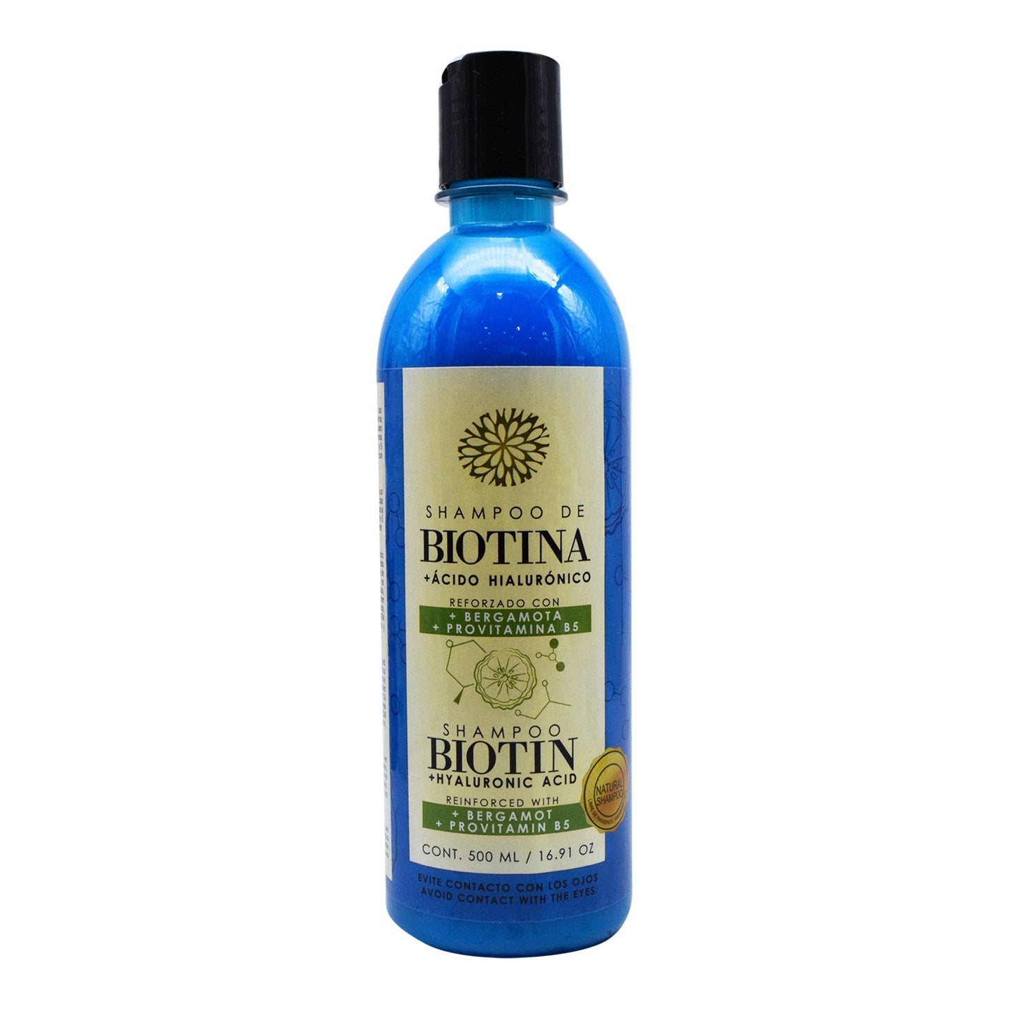 Shampoo De Biotina Y Acido Hialuronico 500 Mililitros (BATAMOT)