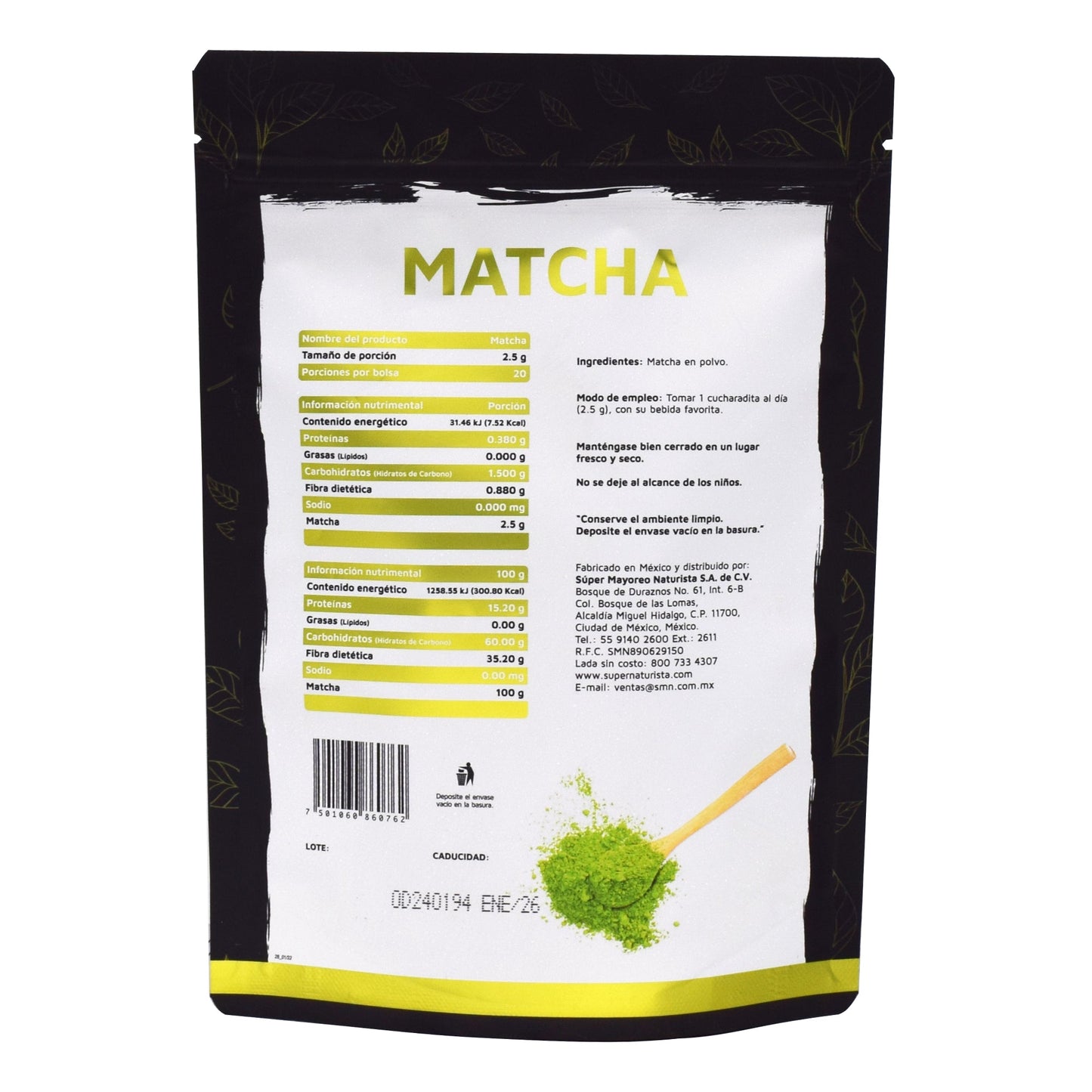 Matcha 50 G (VIDANAT/VITAMINAS)