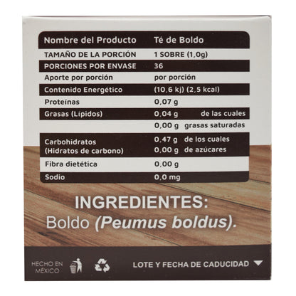 Te De Boldo 36 Sob (VIDANAT/INFUSIONES)