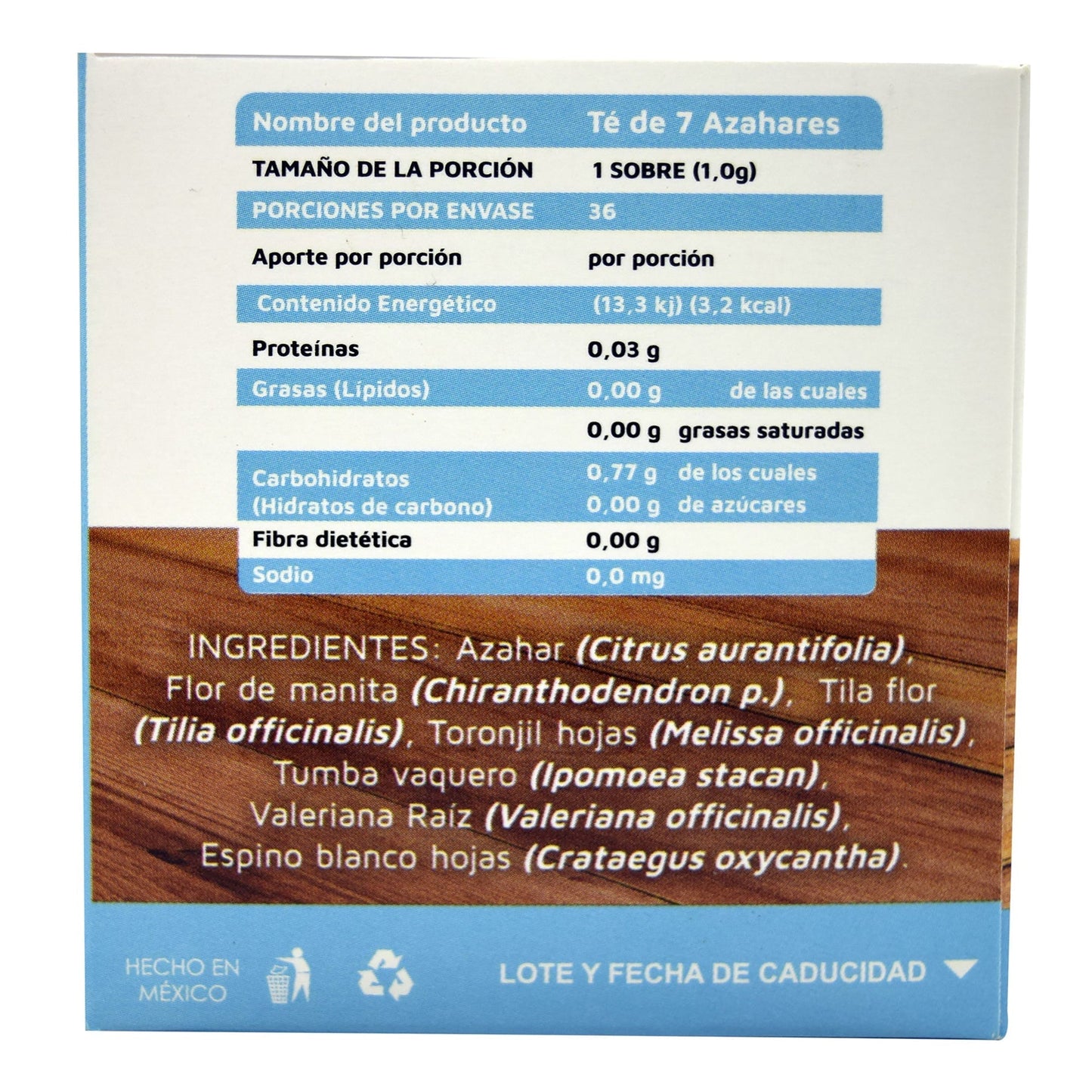 Te De 7 Azahares 36 Sob (VIDANAT/INFUSIONES)