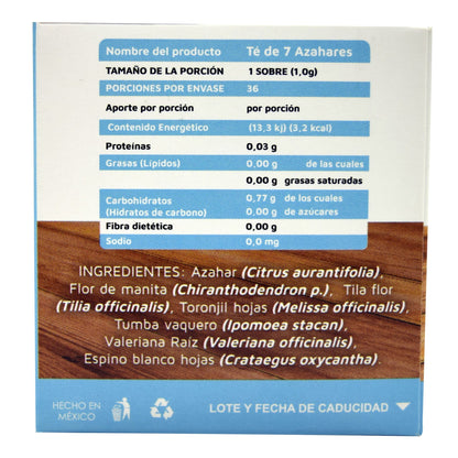 Te De 7 Azahares 36 Sob (VIDANAT/INFUSIONES)