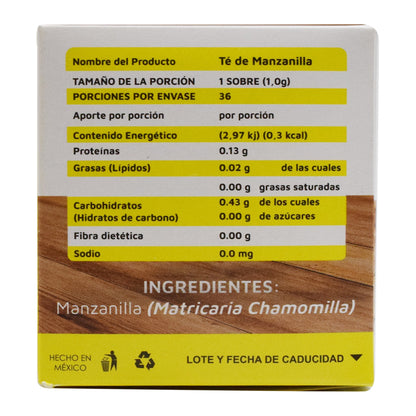 Te De Manzanilla 36 Sob (VIDANAT/INFUSIONES)