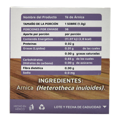Te De Arnica 36 Sob (VIDANAT/INFUSIONES)