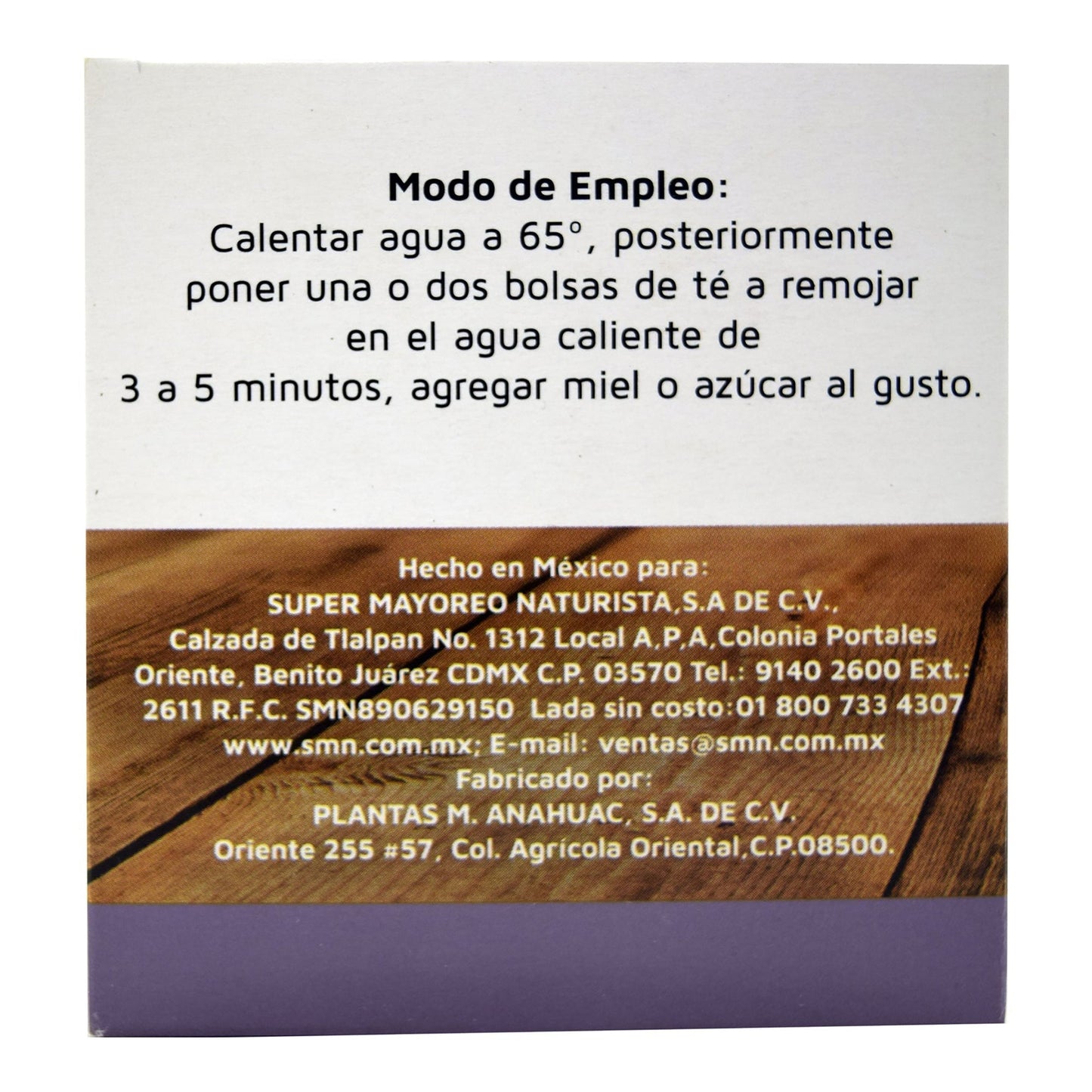 Te De Arnica 36 Sob (VIDANAT/INFUSIONES)