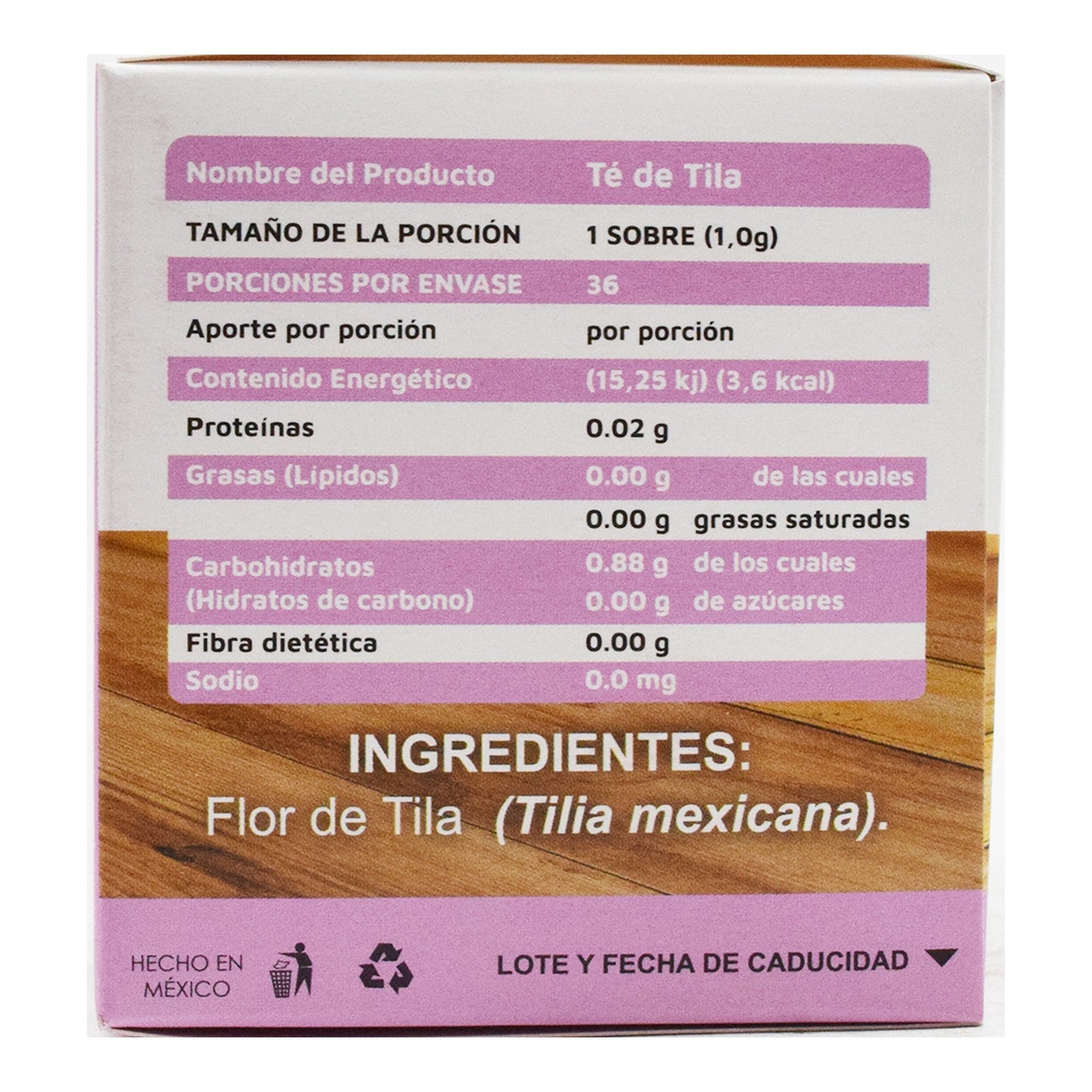 Te De Tila 36 Sob (VIDANAT/INFUSIONES)