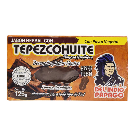 Jabon Neutro Tepezcohuite 125 G (DEL INDIO PAPAGO)