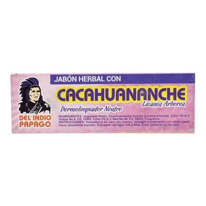 Jabon Neutro Cacahuananche 125 G (DEL INDIO PAPAGO)