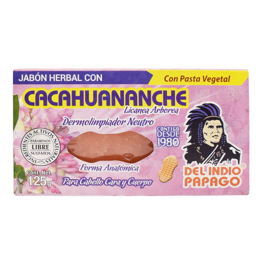 Jabon Neutro Cacahuananche 125 G (DEL INDIO PAPAGO)