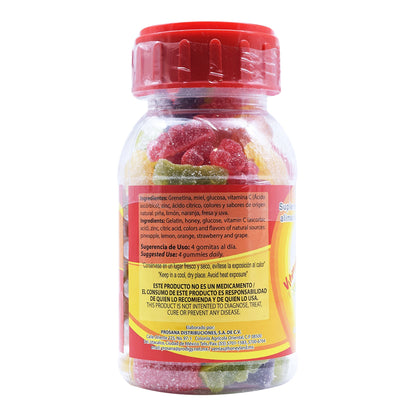 Gomitas De Miel  Con Vitamina C Y Zinc 200 G (HONEY LAND)