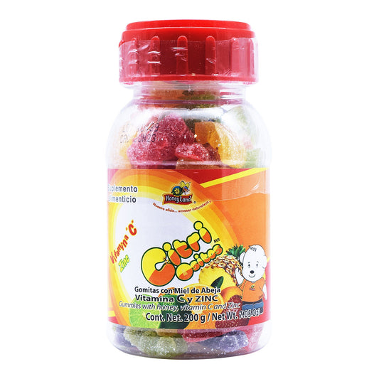 Gomitas De Miel  Con Vitamina C Y Zinc 200 G (HONEY LAND)