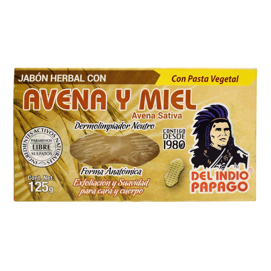 Jabon De Avena Y Miel Indio Papago 125 G (DEL INDIO PAPAGO)