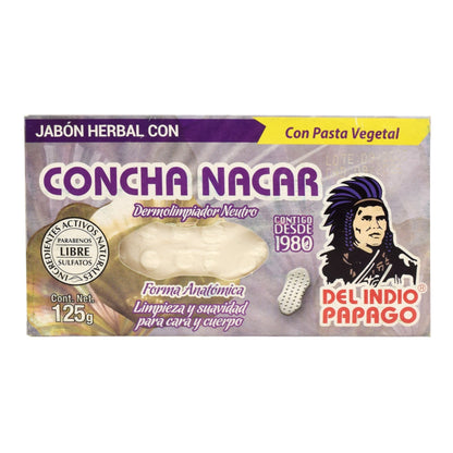 Jabon De Concha Nacar 125 G (DEL INDIO PAPAGO)