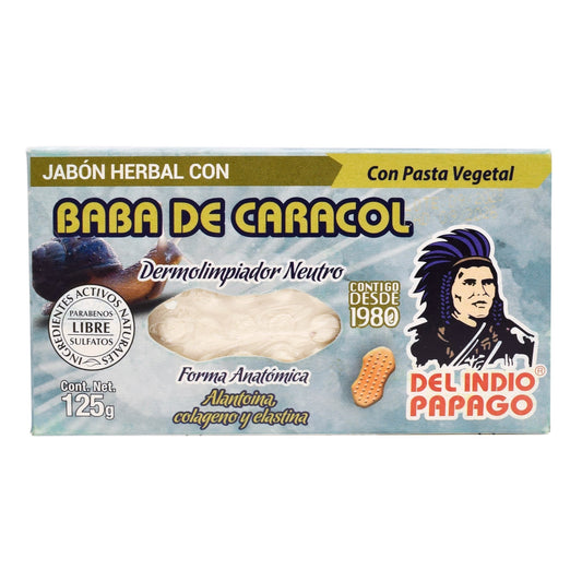Jabon De Baba De Caracol 125 G (DEL INDIO PAPAGO)