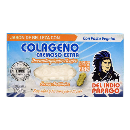 Jabon De Colageno 125 G (DEL INDIO PAPAGO)