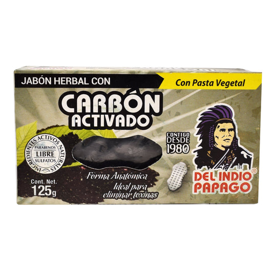 Jabon Neutro Con Carbon Activado 120 G (DEL INDIO PAPAGO)