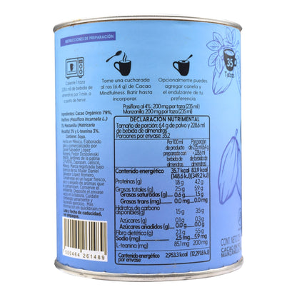 Cacao Con Pasiflora Manzanilla Y L Teanina 225 G (QUICK BRAIN)