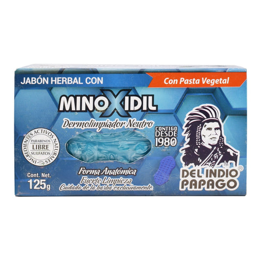Jabon Con Minoxidil 125 G (DEL INDIO PAPAGO)