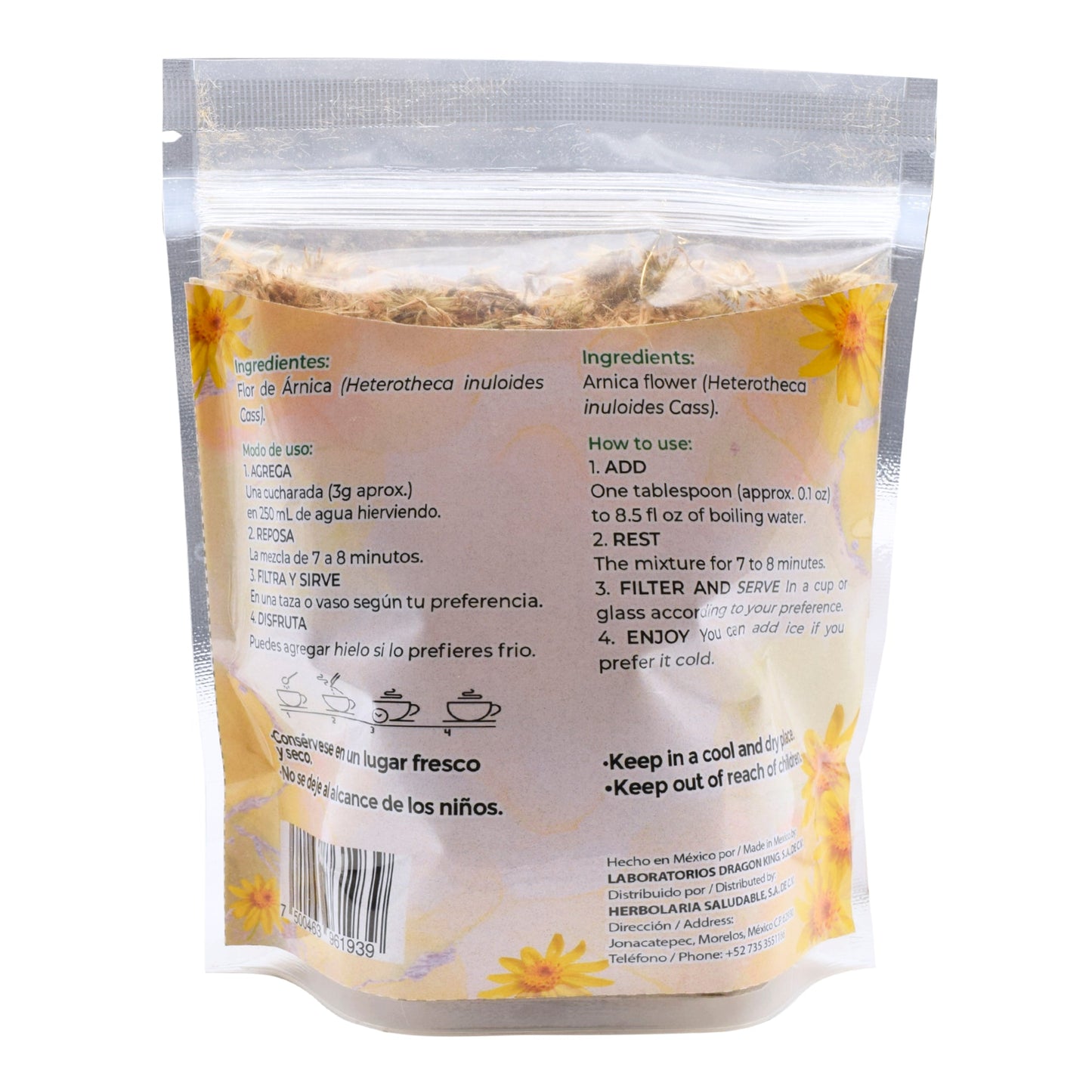 Flor De Arnica 50 G (HERBOLARIA SALUDABLE)