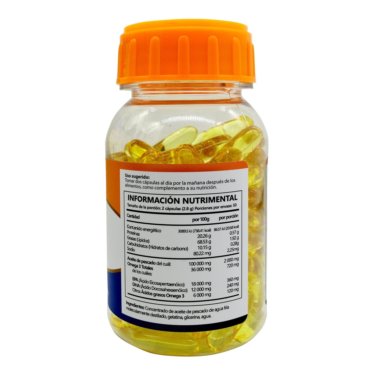 Omega 3 Aceite de Pescado 100 Cápsulas PHARMADAN