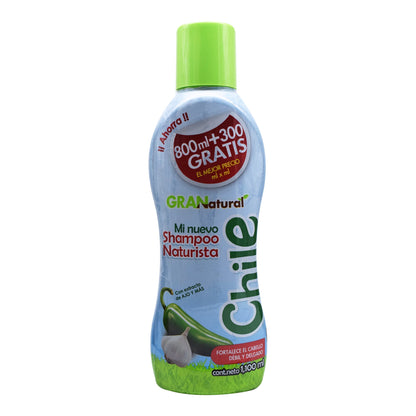 Shampoo Chile Con Ajo 1100 Mililitros (GRANATURAL)