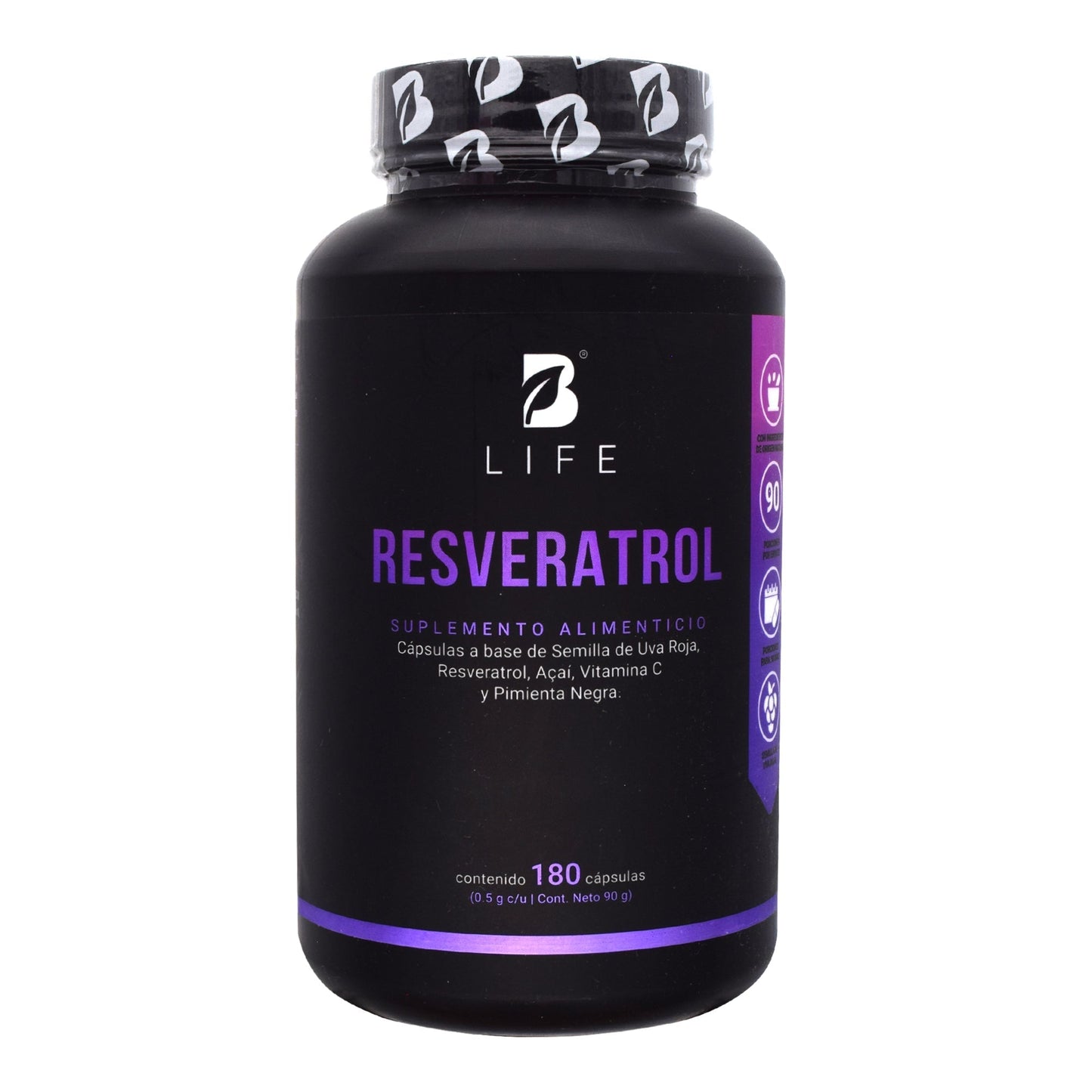 Resveratrol 180 Cápsulas (BLIFE)