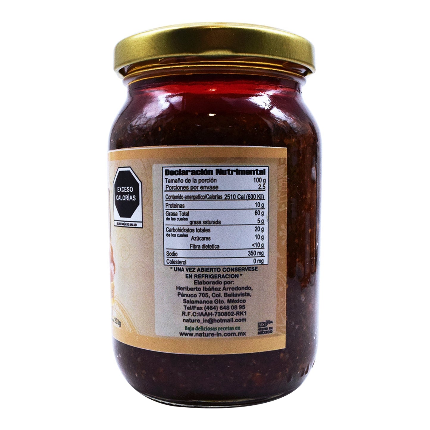 Salsa Macha De Cacahuate 250 G (NATURE IN)