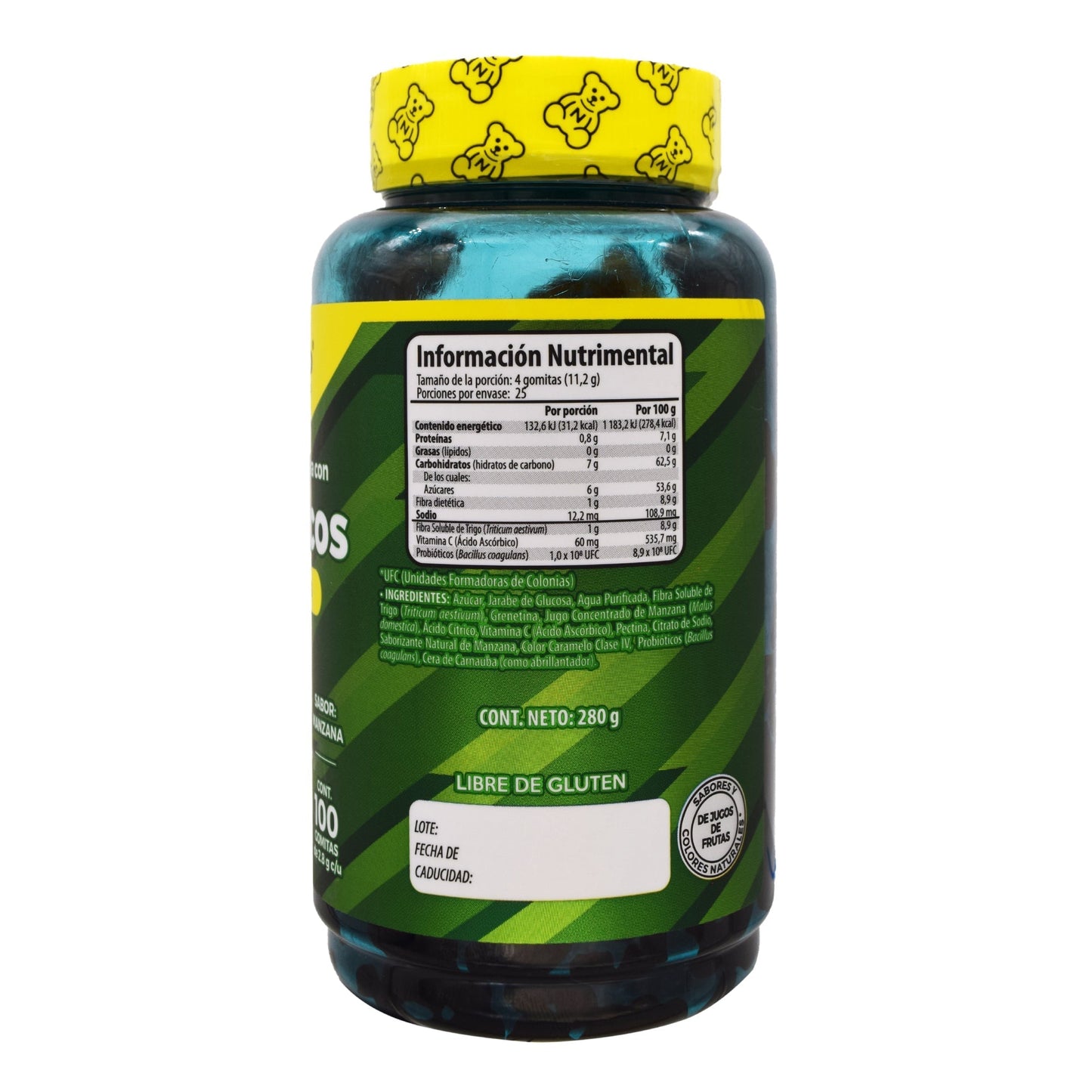 Gomitas Probioticos Vitamina C Nií±os Manzana 280 G (SOLANUM NUTRIOSO)